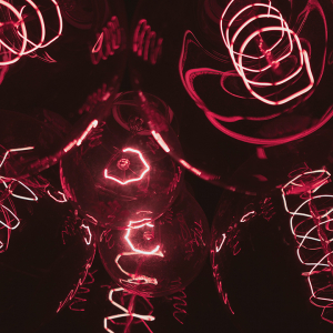 Red light bulbs