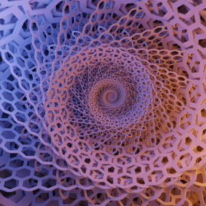 Purple swirl pattern
