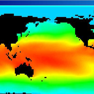 Sea surface map