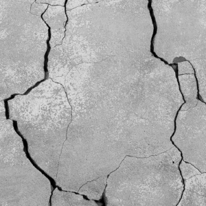 Cracked ground