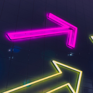 Neon arrows