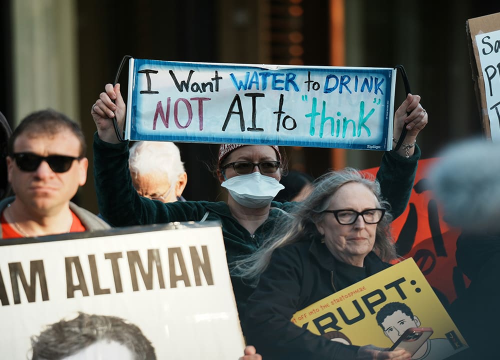 Can AI tolerate a disruptive democracy?