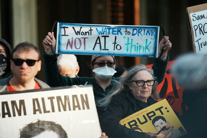 Can AI tolerate a disruptive democracy?